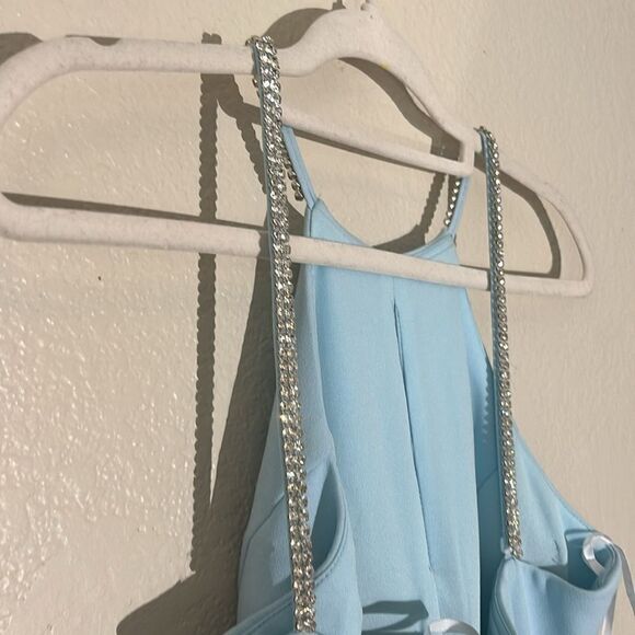 Xscape Evening Kyhle Rhinestone Trim Mermaid Gown 4 NEW $278 - Picture 9 of 10